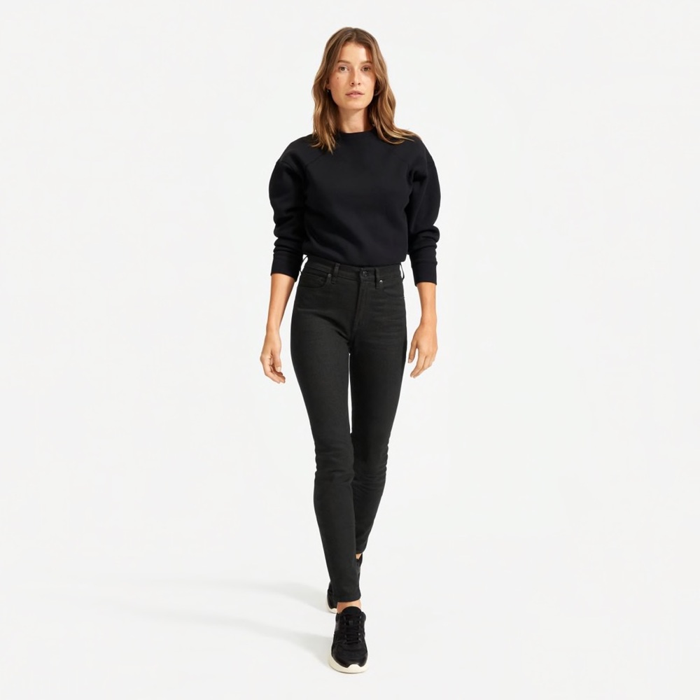 Everlane 2019 High Rise Skinny Jean in Black